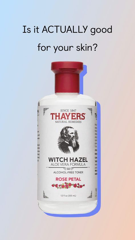 There are many skin benefits of witch hazel, but it’s not for everyone. Here, we detail the skin types and concerns the ingredient is best suited for. Witch Hazel Uses Skin Care Facial Toner, Benefits Of Witch Hazel On Face, Witch Hazel Skin Benefits, Witchhazel Skincare Diy, What Is Witch Hazel Good For, Witch Hazel Uses Skin Care Benefits, Witch Hazel Uses Skin Care, Witch Hazel For Acne, Witch Hazel Benefits