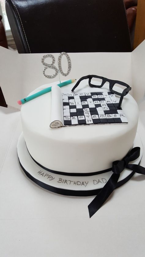 Dad's 80th birthday cake Cake Ideas For 80th Birthday, 80th Birthday Cake Ideas For Men, 80th Birthday Cake For Grandfather, Grandfather Birthday Cake Ideas, 80 Birthday Cake Men, 80th Birthday Cake For Men, 85th Birthday Cake, 70 Cake, Birthday Cake For Father