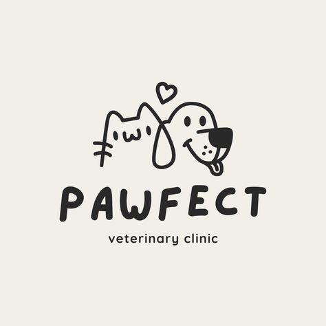 Logo Vol.1 - NassyArt - Canva Pet Care Logo, Fresh Logo Design, Fresh Logo, Pet Logo, Photo Collage Maker, Marketing Logo, Care Logo, Veterinary Clinic, Collage Background