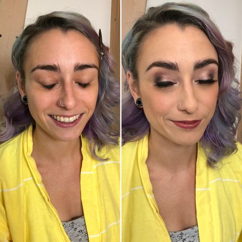 Mauve shimmer eyeshadow look - Hair by Andrea, Makeup by Ali Shimmer Eyeshadow Looks, Natural Glam Makeup, Makeup Before And After, Shimmer Eyeshadow, Makeup Studio, Natural Glam, Wedding Beauty, Glam Makeup, Eyeshadow Looks