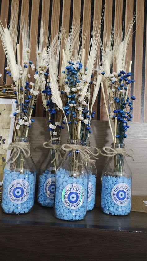 Mama Mia Party Favors, Mamma Mia Party Decorations, Santorini Party, Evil Eye Decoration, Mitzvah Decor, Blue Party Decorations, Greek Decor, 17th Birthday Ideas, Moms 50th Birthday