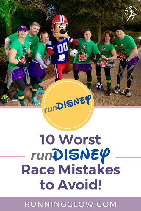 Hey runDisney lovers! Avoid these 10 worst runDisney race mistakes to ensure you truly enjoy your race at the Happiest Place on Earth. Newbie, or experienced runner! Disney Race Outfits, Run Disney Outfits, Disney Marathon Outfit, Rundisney Outfits, Disney Run, Disney Running Outfits, Marathon Training For Beginners, Disney 2025, Disney Races