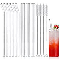 Check this out on Amazon Cocktail Juice, Reusable Drinking Straw, Smoothie Straw, Kitchen Christmas Gifts, Cleaning Brushes, Drinking Straw, Drink Straw, Curved Glass, Glass Straws