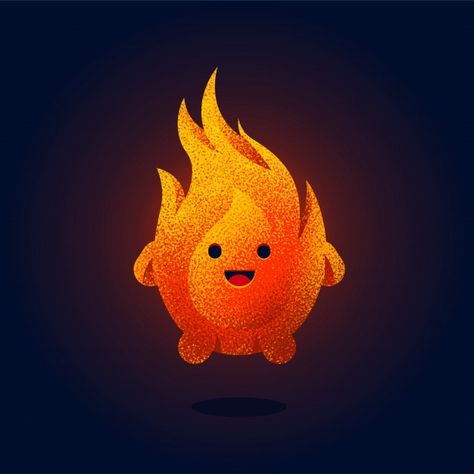 Cute fire illustration | Premium Vector #Freepik #vector #hand #character #cartoon #fire Cartoon Fire, Fire Illustration, Cute Fluffy Dogs, Fire Icons, Hope Art, Caracter Design, Wallpaper Iphone Disney Princess, Animation Sketches, Fox Illustration