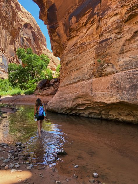 #hiking #outdoors #nature #mountains #adventure #camping #landscape #photography #travel #explore #boho #photo #photoidea #utah #moab #aesthetic Road Trip Utah, Utah Hiking, Moab Aesthetic, Utah Pictures, Places To Travel In The Us, Moab Utah Aesthetic, Utah Mountains Aesthetic, Utah Aesthetic, Moab Camping