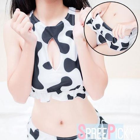 Cow Swimsuit, Cow Socks, Cow Prints, Nerdy Outfits, Tights Socks, Cute Clothing Stores, Cute Lingerie, Kawaii Fashion Outfits, Cow Girl