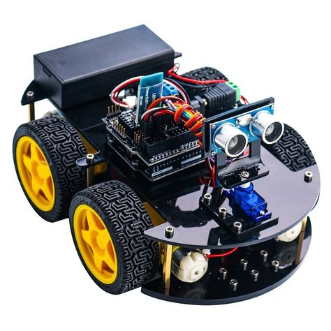 Car Learning, Robot Chassis, Industrial Robotic Arm, Learn Robotics, Arduino Robot, Mobile Robot, Robotics Projects, Robot Kits, Diy Robot