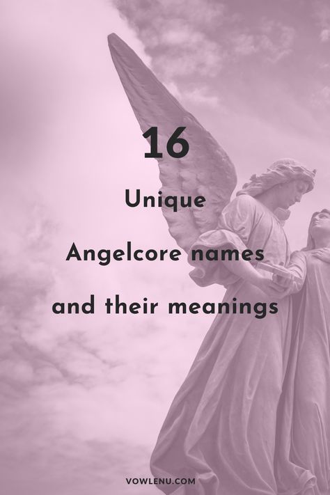 Divine and aesthetic Angelcore names perfect for fictional characters, nicknames, baby names, and even as the basis for usernames. Angel Username For Instagram, Rare Aesthetic Words For Usernames, Rare Username Ideas For Instagram, Angelic Username Ideas, Aesthetic Usernames With Meaning, Spiritual Usernames For Instagram, Angel Username Ideas, Angelic Last Names, Spiritual Usernames