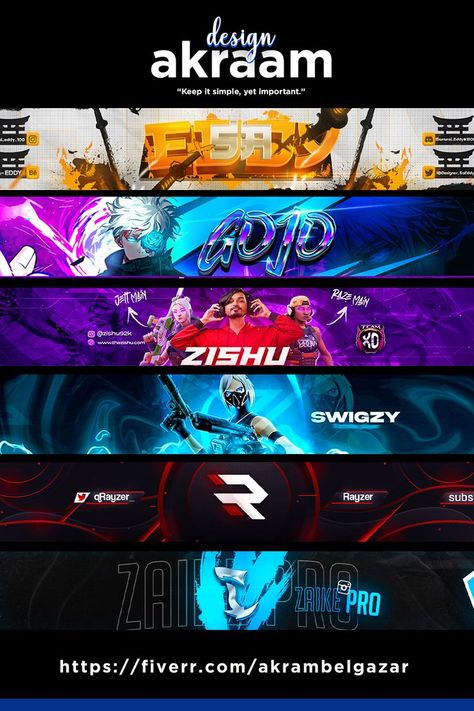 Gaming Banner Youtube, Gamer Banner, Overlay Ideas, Tuition Classes, Freelance Social Media, Word Board, Gaming Posters, Gaming Banner, Social Post