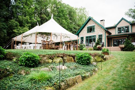 Tented Summer Wedding on Newfound Lake - eventsbysorrell.com Summer Backyard Wedding, Backyard Tent Wedding, Backyard Tent, Wedding Tents, Summer Backyard, Private Home, Maine Wedding, Tent Wedding, Backyard Wedding