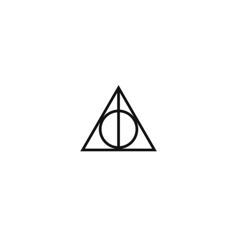 hp deathly hallows triangle symbol ❤ liked on Polyvore featuring fillers, harry potter, backgrounds, black fillers, black, doodles, quotes, text, pattern and phrase Harry Potter Triangle Symbol, Harry Potter Triangle, Harry Potter Backgrounds, Fandom Tattoos, Triangle Drawing, Harry Potter Symbols, Triangle Symbol, Harry Potter Wiki, Hp Tattoo