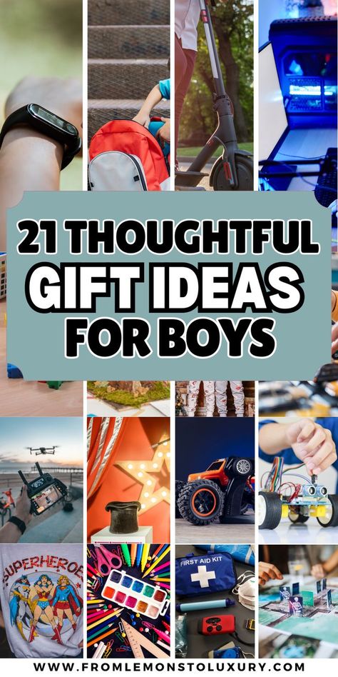 gift ideas for boys Diy Gifts For Boys 10-12, Little Boy Gift Ideas, Little Boy Gifts, Gift Ideas For Boys 8-12, Gifts For Boys Teenagers, Boys Birthday Gift Ideas, Cool Gifts For Boys, Handmade Gifts For Boys, 21 Gift Ideas