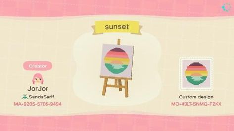 Acnh Custom Designs, Famous Art Pieces, Animal Crossing New Horizon, Crossing Sign, Qr Codes Animal Crossing, Animal Crossing Villagers, Museum Poster, New Animal Crossing, Flag Art