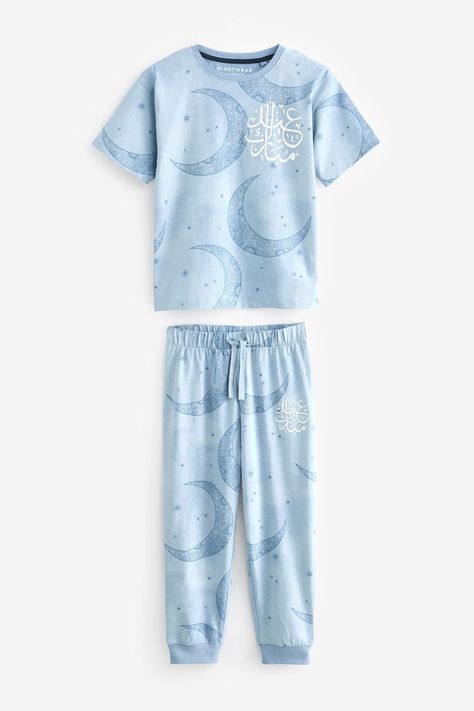 Machine washable. Pyjama Top and Pyjama Bottom 100% Cotton. Kids Pyjamas, Pajama Bottoms, Kids Pajamas, Pajama Top, Nightwear, Favorite Things List, Pajamas, Sleep, Blue