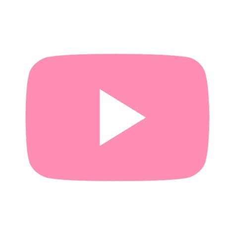 Logo Youtube Aesthetic, Youtube Pink Icon, Youtube Icon Pink, Pink Youtube Icon, Youtube Logo Png, Youtube Icon, Orange Icons:), App Store Icon, Iphone Wallpaper Video