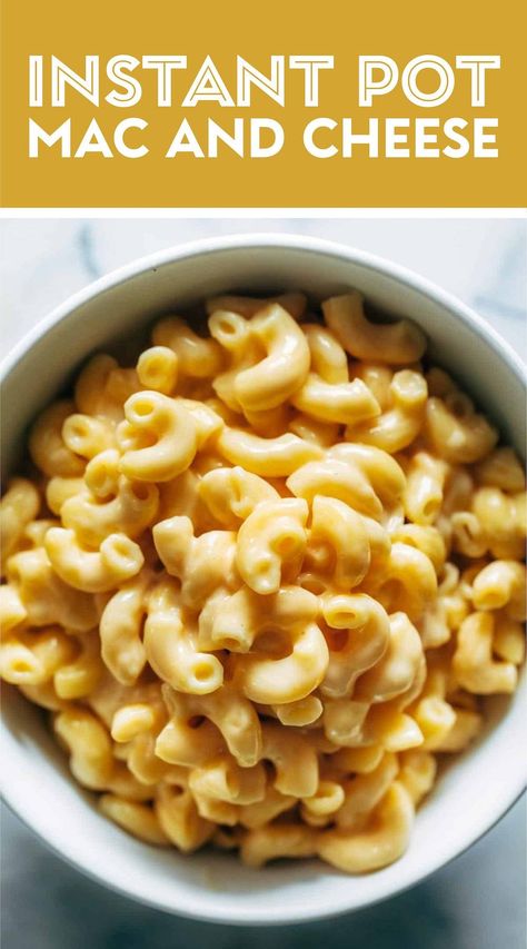 Instant Pot Mac and Cheese - made with 5 real food ingredients. This is SO MUCH BETTER than any mac and cheese I've ever had! #vegetarian #pasta #easyrecipe Instant Pot Mac And Cheese, Pot Mac And Cheese, Easy Mac And Cheese, Mac And Cheese Recipe, Easy Instant Pot Recipes, Instant Pot Dinner Recipes, Food Ingredients, Mac N Cheese Recipe, Instapot Recipes