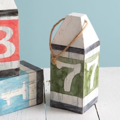 OLD BOAT HOUSE | Shop Sales Events Antique Farmhouse Wood Block Decor, Buoy Decor, Block Decor, Number Seven, Statement Decor, Old Boats, Antique Farmhouse, Outdoor Halloween, Art Furniture