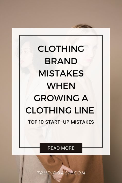 Don't let these clothing business mistakes hinder your brand's growth. Discover how to excel in the industry. Get my invaluable insights and tips to simplify your business, avoid, and grow your sales. By leveraging these key elements, you can tailor your tasks, products, and offers to resonate with your audience in a profound way. #clothingbusinesstips #clothingbusinessideas #getmoresales How To Start A Clothing Line, How To Start A Clothing Business, Start A Clothing Line, Starting A Clothing Business, Business Mistakes, Clothing Business, Clothing Line, Clothing Brands, I Can Tell