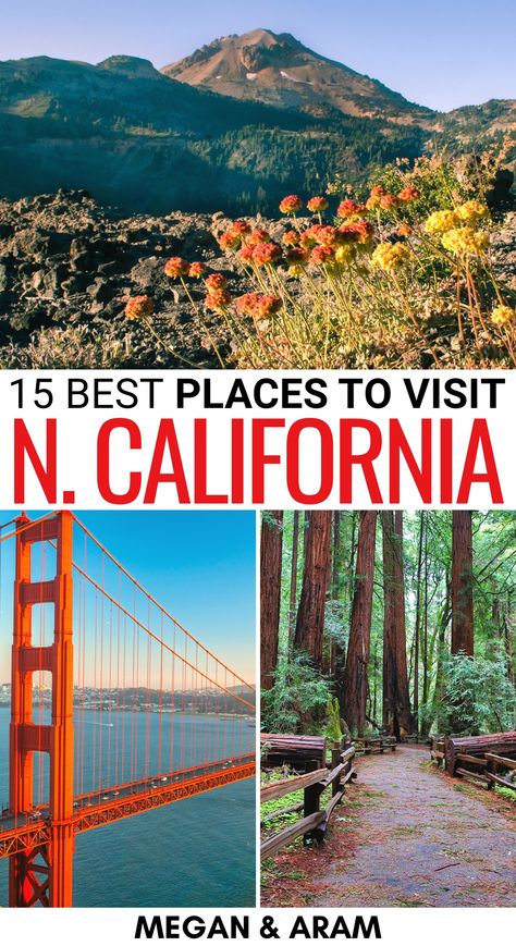 Are you looking for the best places to visit in Northern California this year? This guide has the best cities, towns, national parks, and more in Northern CA! | Northern CA | Things to do in Northern California | Small towns in Northern California | Cities in Northern California | National Parks in California | Northern California itinerary | What to do in Northern California | Things to do in Northern CA | Best places to visit in Northern CA Things To Do Northern California, Travel In California, California Itinerary, Places To Visit In California, North California, California Cities, Northern California Road Trip, Northern California Travel, California Attractions