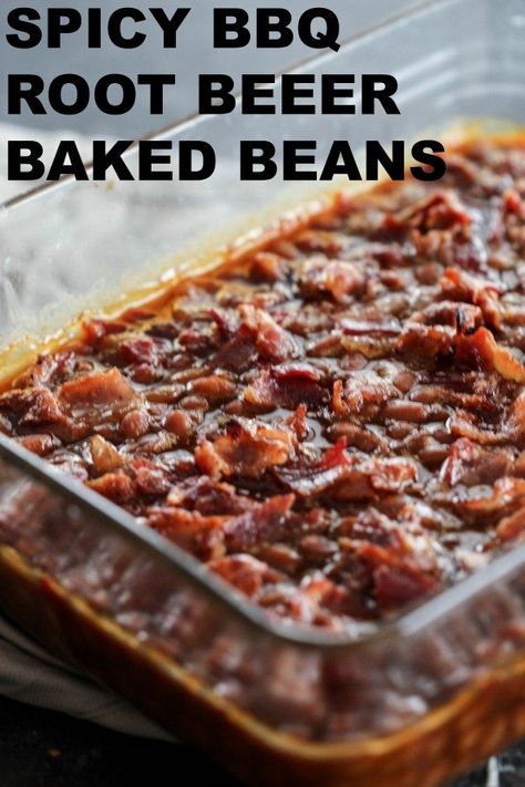 Root Beer Baked Beans, Pressure Cooker Baked Beans, Baked Beans Crock Pot, Slow Cooker Baked Beans, Best Baked Beans, Easy Baked Beans, Bbq Baked Beans, Slow Cooker Baking, Potluck Side Dishes