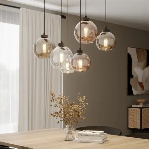 Hanging Lamps Living Room, Dining Room Lamps, Lzf Lamps, Pendant Lighting Dining Room, Honey Brown, Tom Dixon, Fritz Hansen, Lamps Ceiling, Glass Pendant Light