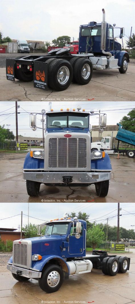 2016 Peterbilt 365 T/A Semi Truck Tractor Day Cab 10spd Cummins Diesel bidadoo Cummins Diesel, Semi Truck, Peterbilt, Semi Trucks, Cummins, Tractor, Sound, Trucks, Running