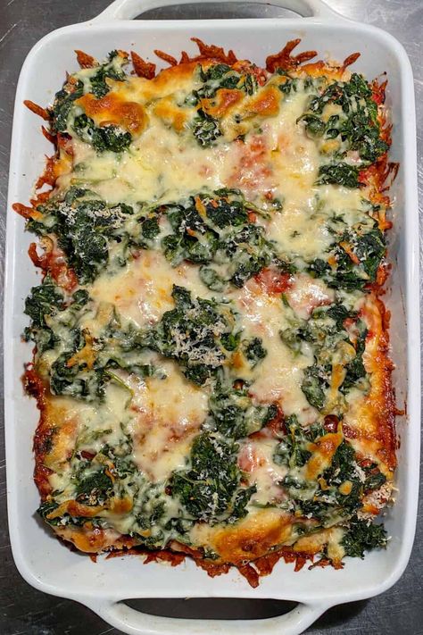 Healthy Eggplant Parmesan, Sweet Tomato Sauce, Easy Ratatouille Recipes, Eggplant Parmesan Recipe, Healthy Eggplant, Eggplant Recipes Easy, Eggplant Parmesan Baked, Spinach Bake, Eggplant Recipes Parmesan