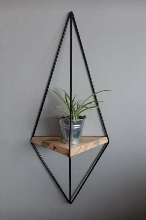 Fabrikasi Logam, Wall Decor Shelf, Steel Furniture Design, Dremel Carving, Metal Furniture Design, Decor Shelf, Diy Decor Ideas, Wall Rack, Home Diy Ideas