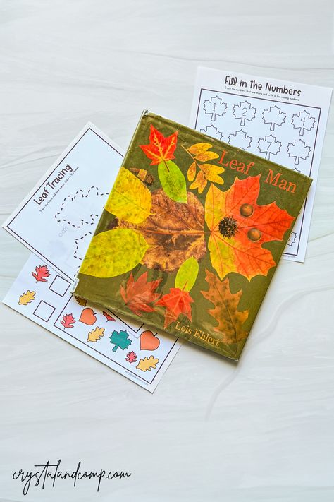 Leaf Man Book Activities, The Leaf Man Craft, Leaf Man Craft Preschool, Leaf Man Activities, Leaf Activities For Toddlers, Leaf Man Craft, Leaf Investigation, Leaf Activities For Kids, Cheap Halloween Crafts