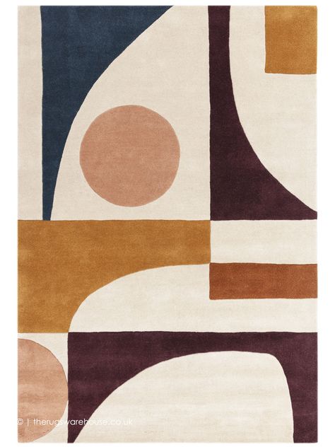 NEW: Reef Connect Rug, a multi-coloured modern area rug made from soft wool yarn, with an eye catching abstract geometric design (3 sizes) https://www.therugswarehouse.co.uk/rug/reef-connect-rug-100559 #TheRugsWarehouse Funky Vibes, Retro Rug, Geometric Carpet, The Reef, Deco Retro, Barker And Stonehouse, Abstract Rug, Neutral Colour Palette, Handmade Wool Rugs