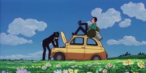 Every Hayao Miyazaki Movie Including Spirited Away, Ranked - CINEMABLEND Castle Of Cagliostro, Hayao Miyazaki Movies, Arte Pin Up, Sandakan, Character Design Cartoon, Lupin The Third, Film Anime, Lupin Iii, Ghibli Movies