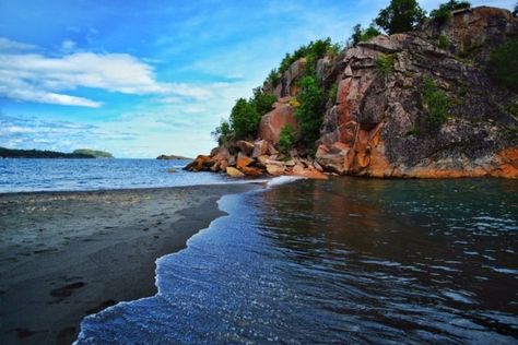 3. Black Beach - Silver Bay Minnesota Nature, North Shore Mn, Itasca State Park, Minnesota State Parks, Travel Minnesota, Couple Vacation, Boundary Waters Canoe Area, Minnesota Nice, Silver Bay