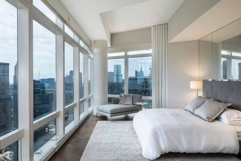 Penthouse Bedroom, Modern Beach Homes, Paneled Library, Floor Apartment, Columbus Circle, Jacuzzi Outdoor, Utility Buildings, Herringbone Floor, Hotel Amenities