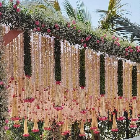 WedDecor on Instagram: "Enchanting hues of pink and white bloom beneath the vintage charm of this floral Mandap; weaving a tapestry of timeless elegance and romance 🌸💞.  . . Decor & design : @fleurondecor  Planners : @planwith.tdt  Originally Featured on @weddecor.in  . . . Follow us for more decor inspiration for your dream wedding.First premium page for all your decor fantasies.  Tag us @weddecor.in to get featured. Email your original work at 💌 weddecorindia@gmail.com  #weddecor  #trending #intimateweddings #floralmandap #mandapgoals #pinkandwhite #calmingdecor #beautifuldecor #weddinginspiration #weddingdecor  #details #innovativedecorideas #decorinspiration" Floral Mandap, Romance Decor, Engagement Decor, Floral Styling, Candy Cart, Wedding Mandap, Ceiling Treatments, South Indian Weddings, Engagement Decorations