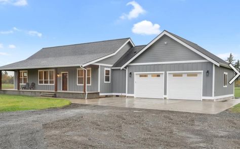 3 Bed 2 Bath Ranch Barndominium, Farm Homes Country 3 Bed Room, Affordable House Plans To Build Ranch, Modern Farmhouse Plans 1800 Sq Ft, 3 Bed 2 Bath House Plans, Grey Metal Building, 3 Bedroom Shop House Plans, Floor Plans 3 Bedroom 2 Bath, Simple House Plans 3 Bedroom 2 Bath