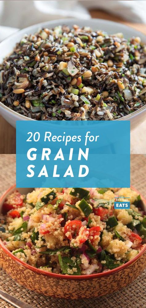 Ancient Grains Salad, Grain Salad Recipes, Grain Salads, Cooking Grains, Rice Salad Recipes, Whole Grain Rice, Grain Salad, Cold Salad, Healthy Grains