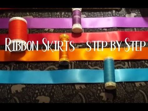 Beginner Ribbon Skirts Ribbon Dress Pattern, Sewing Ribbon Skirts, How To Make A Ribbon Skirt Native American, Ribbon Skirts Pattern With Pockets, Native American Ribbon Skirts Pattern, How To Sew Ribbon On Fabric, Diy Ribbon Skirt, Ribbon Skirts Native American Diy, Native Ribbon Skirt Ideas