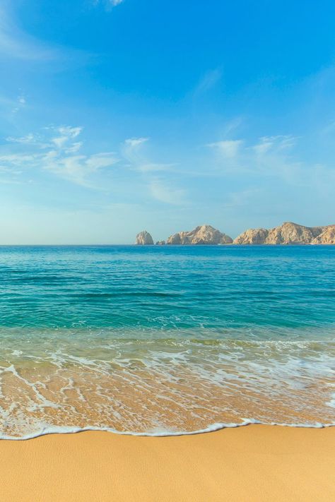 To enjoy the beauty of the water, do a little research and jump in at one of the swimmable beaches in Cabo, or at others, simply enjoy the view while relaxing on the shore... Click to keep reading #Beaches #Medano #CaboSanLucas #LosCabos #CaboBeaches #Mexico #Vacation #Travel #BeachVacation Travel Cabo San Lucas, Beach Santa, San Lucas Mexico, Cabo San Lucas Mexico, Mexico Vacation, Beach Lover, San Lucas, Cabo San Lucas, Best Beaches