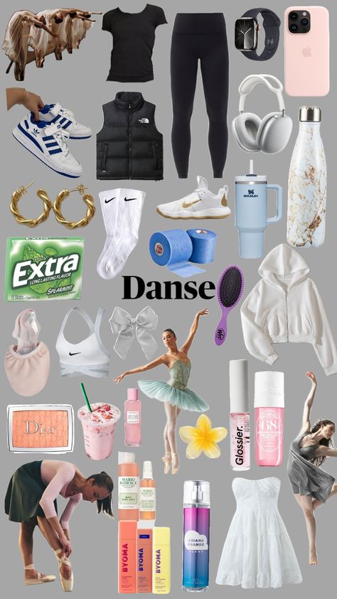 Dancing ⭐🌷 Dance Competition Must Haves, Cute Dance Outfits For Practice, Dance Competition Aesthetic, Dance Wishlist, Sports Bag Essentials, Dance Tricks, Dance Convention, Competition Outfit, Dance Comp