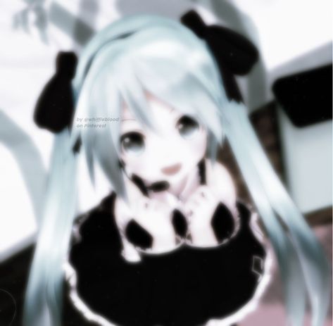 Miku icon soft dark cute soft etc . . . ! ? Dark Miku Icons, Emo Miku Pfp, Dark Miku Pfp, Goth Miku Pfp, Miku Manga Icon, Hatsune Miku Pfp Dark, Miku Pfp Dark, Miku Black And White, Miku Y2k