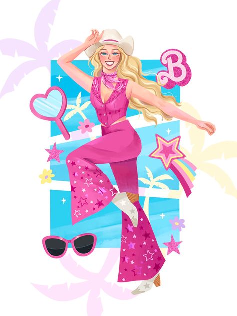 Nid Drawings, Barbie Birthday Party Games, Barbie Party Decorations, Barbie The Movie, Barbie Art, Barbie Kids, Country Party, Barbie Drawing, Clothing Furniture