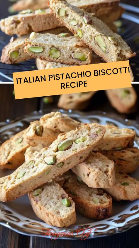 Italian pistachio biscotti recipe – Hungarian Chef Italian Pistachio Cookies Recipe, Pastichio Recipe, Pistachio Scones, Pistachio Biscotti Recipe, Italian Biscotti Recipe, Easy Biscotti Recipe, Pistachio Biscotti, Pistachio Recipes, Pistachio Cookies