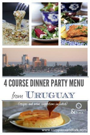 Easy Entertaining with this 4 course dinner party menu of authentic food from Uruguay. Includes recipes, wine suggestions and dessert! www.compassandfork.com Uruguayan Recipes, Argentinian Recipes, Main Entree Recipes, Latino Food, Heritage Recipes, Argentinian Food, Family Dinner Night, Italian Dinner Party, Latin American Food