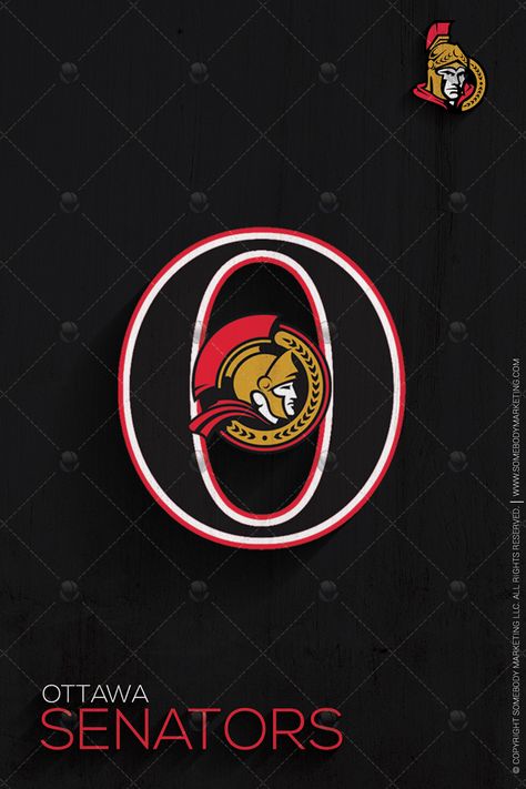 Somebody Marketing is proud to present our annual National Hockey League's "30 Teams, 30 Days" segment. We will be featuring a minimalistic, yet long shadowed approach to all of the NHL's teams logos. Sometimes we may even modify their existing logo. Don't worry, if you are a fan you will still recognize your team(s) logo. Day 20 features the Ottawa Senators. #NHL #OttawaSenators Ottawa Senators Logo, Nhl Wallpaper, Hockey Rules, Nhl Teams, Sports Items, Sports Page, Ottawa Canada, Ottawa Senators, Hockey Team