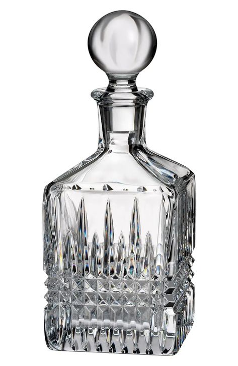 Waterford 'Lismore Diamond' Lead Crystal Decanter | Nordstrom Waterford Crystal Lismore, Waterford Lismore, Decanter Set, Crystal Decanter, Crystal Candle Holder, Crystal Vase, Crystal Bowls, Waterford Crystal, Bar Tools