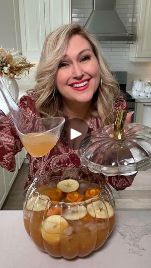 478K views · 26K reactions | You will love this Fall Punch or Punchkin as I like to call it 🎃

•Add Ice to a punch bowl
•8 cups of Apple Cider 
•1 cup of orange juice 
•2 cups of ginger ale or ginger beer 
•1 bottle of Prosecco (sparkling wine) 
•1 cup to 1 1/2 cups of vodka 
•2 star anise 
•2 cinnamon sticks 
•1 apple sliced (I used a honey crisp) 
•orange slices or floral orange ice cubes

Let me know if you make it!
#pumpkinseason #punchrecipe | Jennifer Valentyne | Alan Silvestri · Amas Veritas Apple Cider Bar, Thanksgiving Punch, Apple Cider Punch, Apple Cider Mimosa, Alcoholic Treats, Cider Bar, Halloween Food Appetizers, Thanksgiving Drinks, Holiday Punch