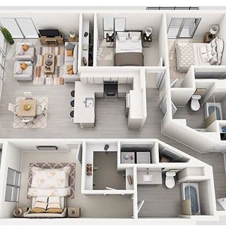 Apartment Layout Luxury, Bloxburg Luxury Apartment Layout, Cute Apartment Layout, Sims4 Apartment Layout, Luxury Apartment Layout, Apartment Layout 3bedroom, Apartment Design Plan, Apt Layout, Apartments Layout