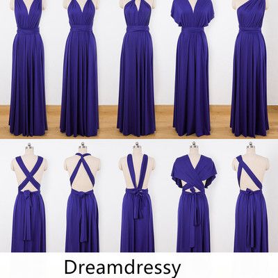 Convertible bridesmaid dress, multiway bridesmaid dress,2017 long bridesmaid dress Convertable Bridesmaids Dresses, Royal Blue Dress Casual, Infinity Dress Styles, Bridesmaid Dresses 2017, Royal Blue Bridesmaids, Multiway Bridesmaid Dress, Cheap Bridesmaid Dresses Online, Infinity Dress Bridesmaid, Royal Blue Bridesmaid Dresses