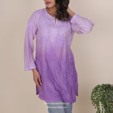 ~ M E H E R ~ Step into elegance with our Purple Ombre Chikankari Kurti from the Meher collection. Perfect for a day out or a casual gathering, it blends tradition with modern vibes effortlessly. 💜 Stay tuned for the rest of the vibrant colors in this stunning collection! Shop now on www.houseofaks.in 🤍 { Chikankari, Chikan embroidery, Chikan, ethnic wear } #chikankari #chikanembroidery #chikansuits #chikankurti #chikankurta #ethnicwear Chikan Embroidery, Chikankari Kurti, Purple Ombre, Modern Vibe, Ethnic Wear, Days Out, Stay Tuned, Vibrant Colors, Shop Now