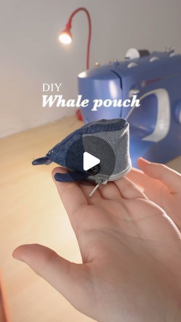 Reyyan ✦ Craftingg & More on Instagram: "Little whale coin purse 🐳☁️

(Pattern from pinterest)" Whale Bag Sewing Pattern, Diy Coin Purse, Coin Purse Pattern, Purse Pattern, Embroidery Sampler, Bag Patterns To Sew, Felt Fabric, Sewing Hacks, Bag Pattern